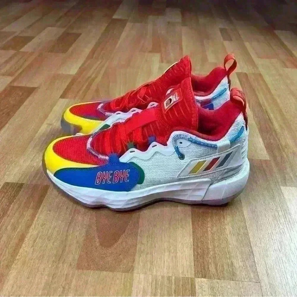 💰HUGE CLEARANCE SALE 💰 Adidas Dame 7  EXTPLY J LEGO Unisex Kids Basketball - Picture 10 of 13